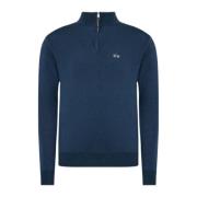 Herre Zip Hals Pullover