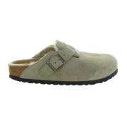 Shearling Damesandaler Boston Stil