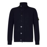 Blå Strik Cardigan AW24