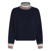 Global Mock-Neck Sweater til kvinder