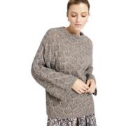 Turtle Knit Rund-hals Sweater