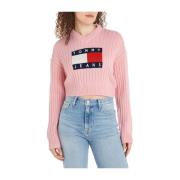 Pink Flag Logo Sweater