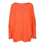 Blød Mohair Uld Blandingsbluse