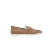 Brun Ruskind Penny Loafer Sko