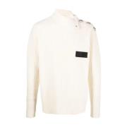 Kashmir turtleneck sweater i beige