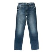 Slim Fit Denim Ankel Jeans