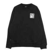 Premium Crew Neck Herre Sweatshirt i Sort