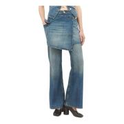 Aftagelig Nederdel Flare Jeans