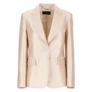 Ivory Blazer med Peak Revers