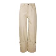 Beige Jeans med stil HEW03343GF159PX