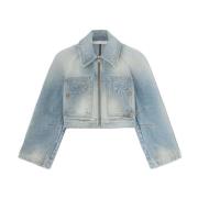 Paris Cropped Denim Jakke