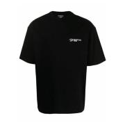 Broderet Logo Sort T-Shirt