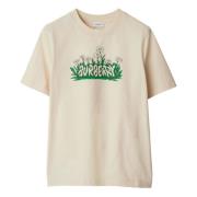 Daisy Logo Print Bomuld T-shirt