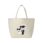 Ikonisk Canvas Shopper Taske