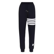 Marineblå Stribede Sweatpants