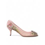 Elegant Rose Blomst Krystal Pumps