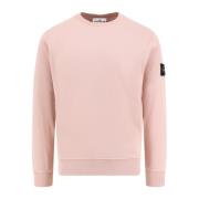 Bomuld Crew-neck Sweatshirt med Badge