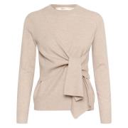 Strik Pullover Sweater med Cashmere