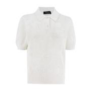 Jacquard Print Bomuld Polo Shirt