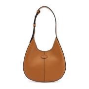 Elegant Læder Mini Hobo Taske