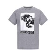 Hestelogo Print T-shirt Crew Neck