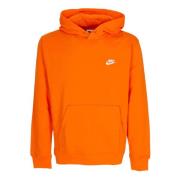 Klub Fleece Hættetrøje Sikker Orange