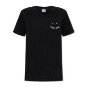 T-shirt med broderet logo