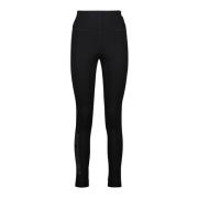 Sort Nylon Leggings Slim Fit Reflekterende