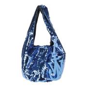 Paillet Shopper Taske med Logo Charme