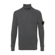 Ribstrik Rullekrave Sweater