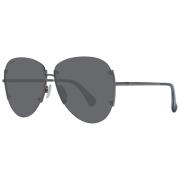 Gunmetal Aviator Solbriller Grå Kvinder