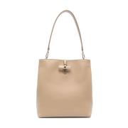 Root Gold-Tone Calfskin Tasker