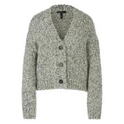 Oversized Cardigan med Lurex Detaljer