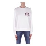 Ivory Sweater med Front Logo