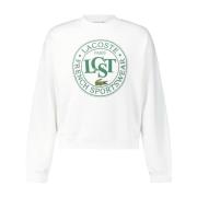 Sweatshirt med tryk og logo