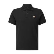 Logo Polo Shirt Bomuld Klassisk Stil