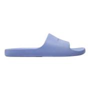 Printet PU Pool Slide Sandaler