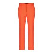 High-Waist Straight Leg Trousers