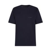 Interlock Strikket Ribbet Krave T-Shirt