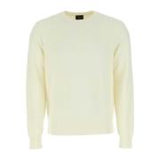 Ivory Bomuld Blend Sweater