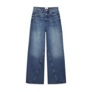 Vintage Blå Denim Jeans