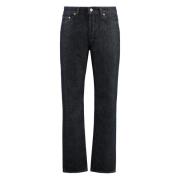 Klassiske 5-lomme straight-leg jeans