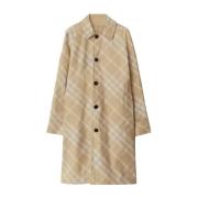 Klassisk Flax Trench Coat