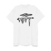 Logo Print Oversized T-shirt