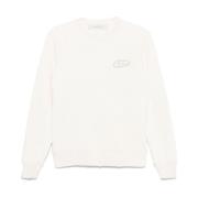 Crew Neck Sweatshirt med bogstavtryk