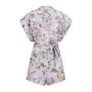 Blomstret Lomme Playsuit