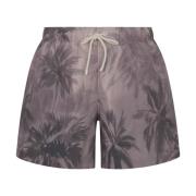 Beige Havetøj Sunset Palms Badeshorts