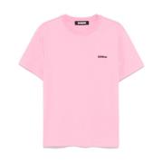 Jersey T-shirt i pink