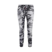 Camouflage 5-Lomme Jeans