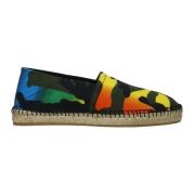 Canvas Espadrillas Slip On Multicolor Print